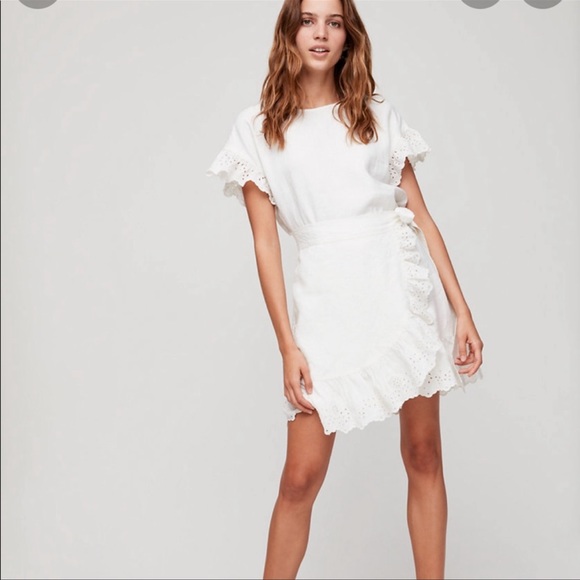 Aritzia Wilfred La Boheme 100% Linen Dress (S) - Picture 3 of 7